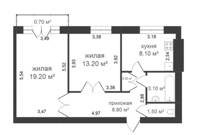 Линейная планировка Линейная планировка