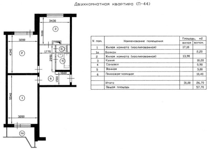 Планировка п-44 распашонка Планировка п-44 распашонка
