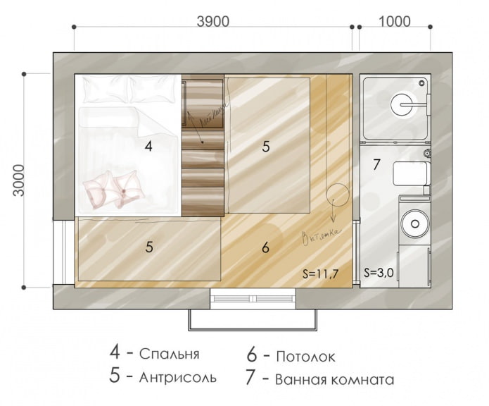 Планировка квартиры 15 кв. м. Планировка квартиры 15 кв. м.