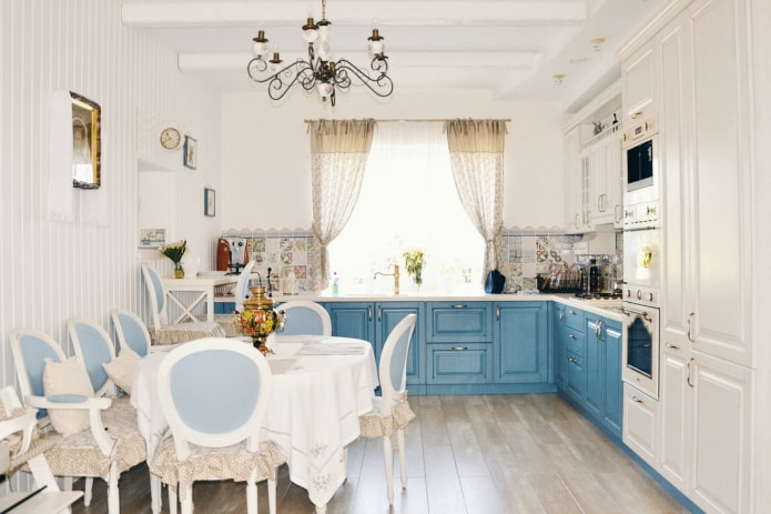 скатерть для голубой кухни скатерть для голубой кухни