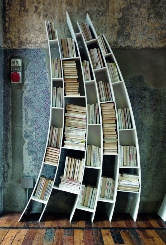 оригинальные полки для книг в интерьере оригинальные полки для книг в интерьере