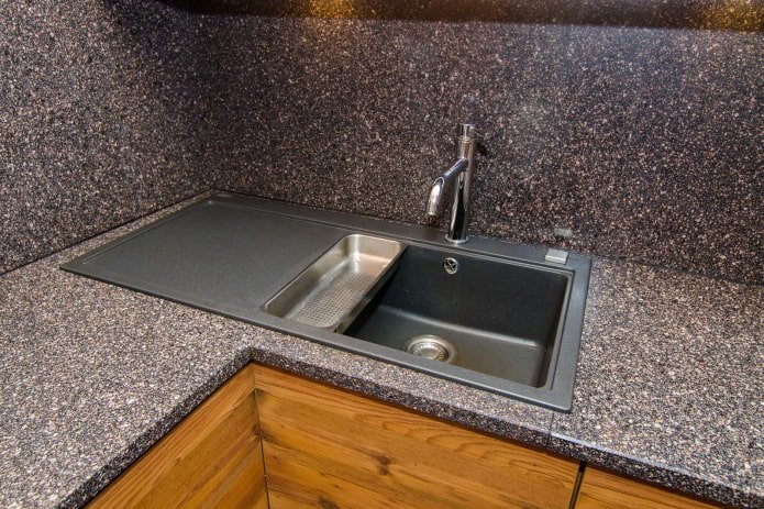 мойка из искусственного камня в интерьере кухни мойка из искусственного камня в интерьере кухни