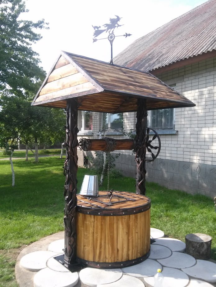 колодец из бочки колодец из бочки