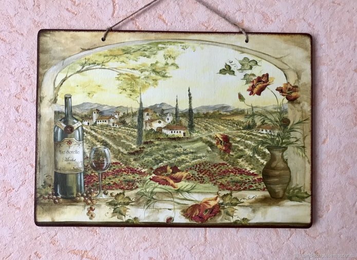 кухонное панно в технике декупаж кухонное панно в технике декупаж