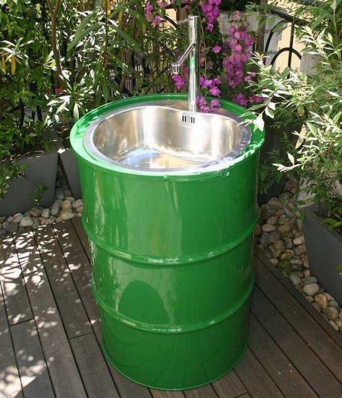 рукомойник из бочки рукомойник из бочки
