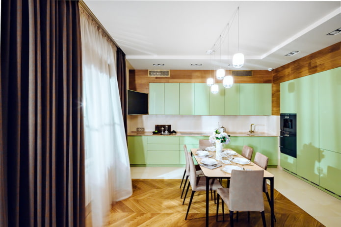 отделка кухни в зеленых тонах отделка кухни в зеленых тонах