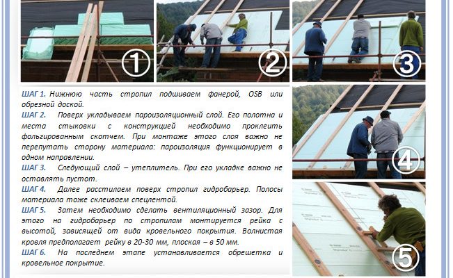Утеплення даху пінопластом: поради для самостійного майстра