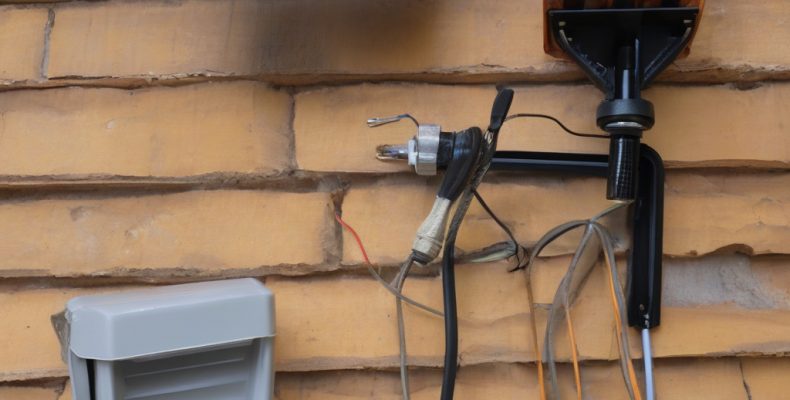 Монтаж фасадного прожектора для рівномірного освітлення зовнішніх стін