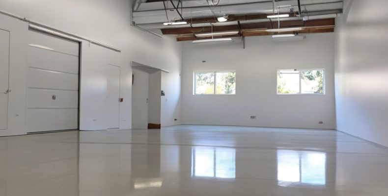 Заливка міцної бетонної підлоги в гаражі з дотриманням технології